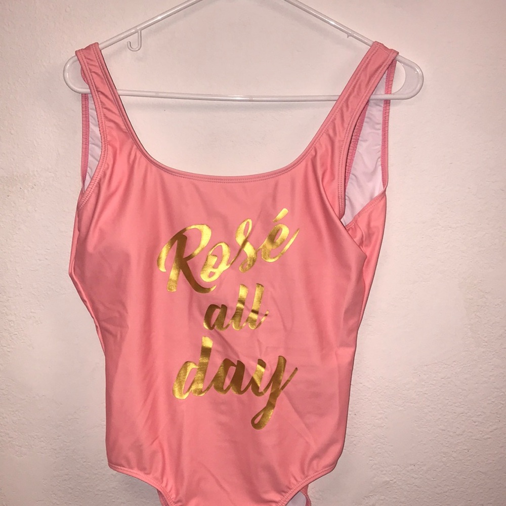 Rosé all day bathing suit never worn